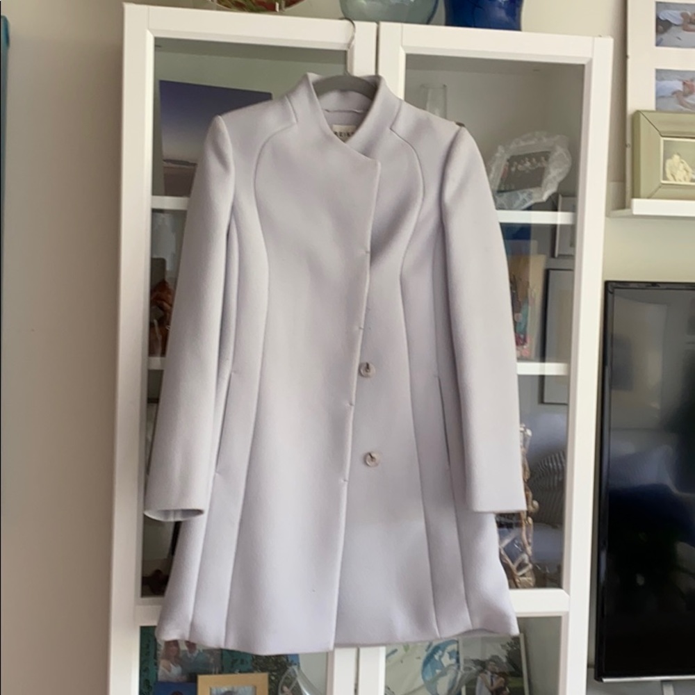 Reiss coat size 4 in pastel blue